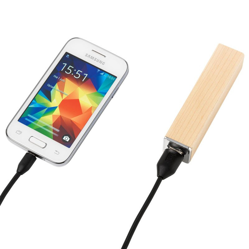 Powerbank Holz