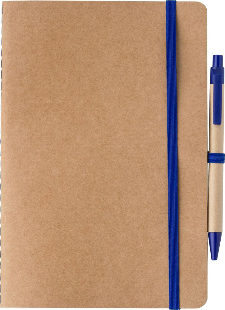Notizbuch Theodore | Karton | A5 | Blanko | Mit Stift