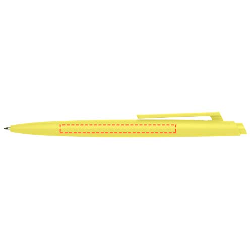 Stylo bille Ipe recyclé RCS (encre bleue) jaune