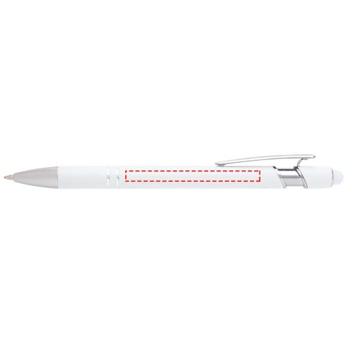 Kish Kugelschreiber mit silbernem Finish weiss