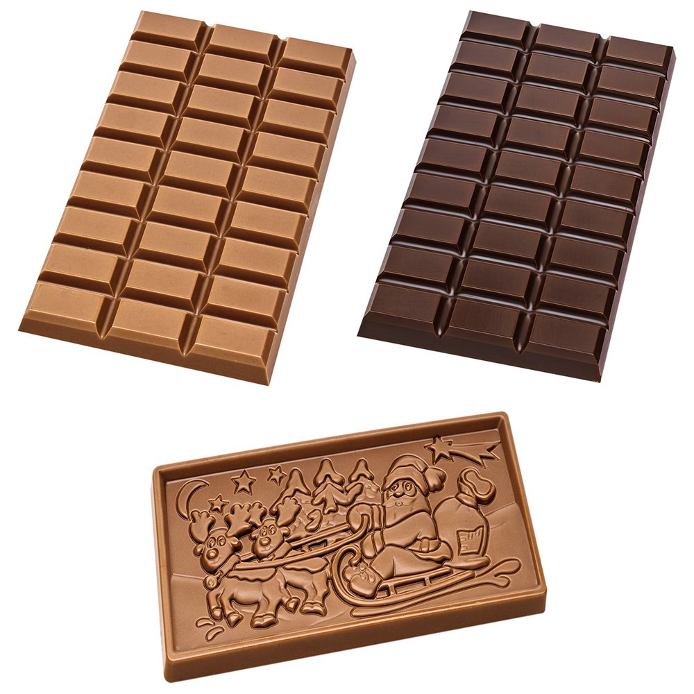 Schokolade 100 g Tafel im Karton
