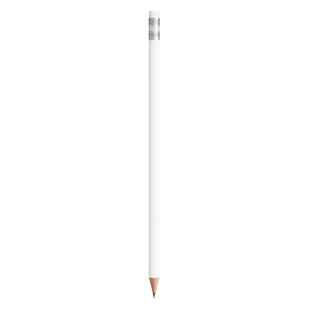 Crayon avec gomme BIC Evolution Ecolutions blanc