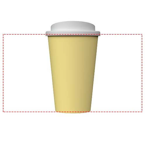 Gobelet isotherme Americano® Infiniti de 350 ml Banane pâle