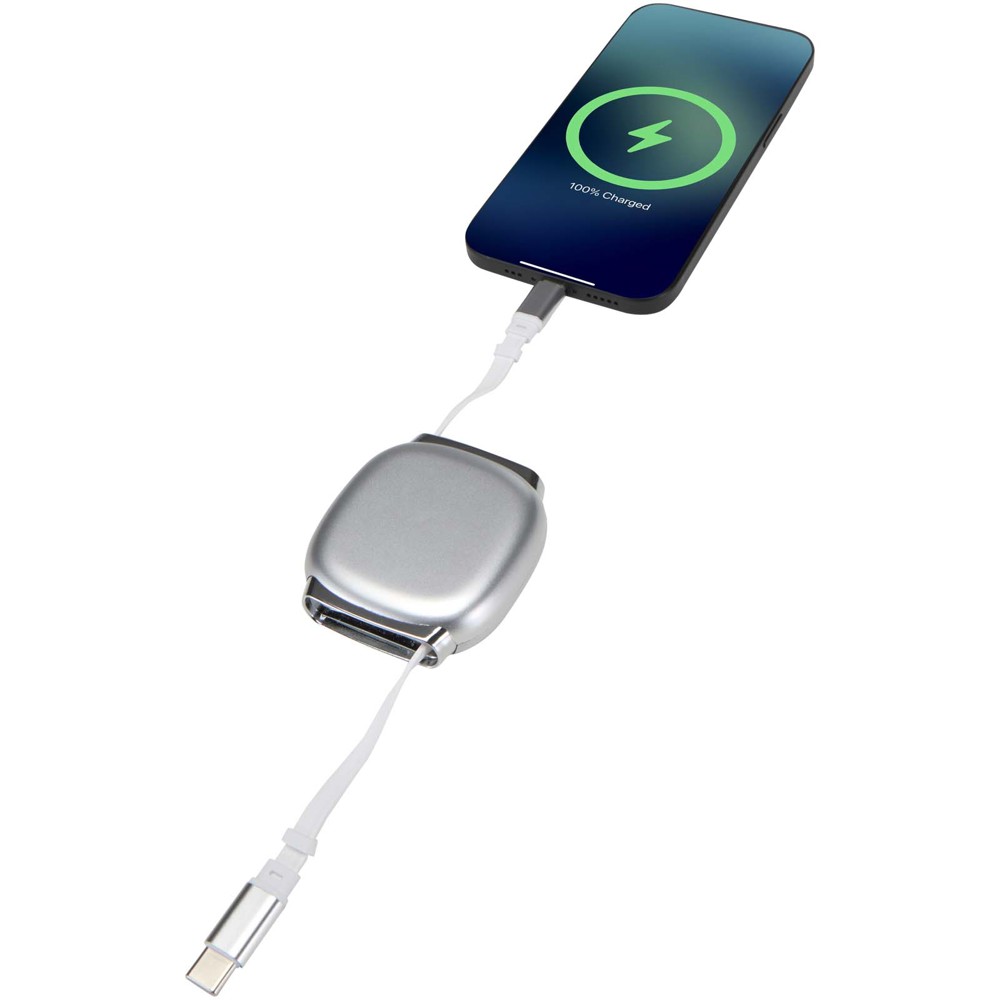 Câble de recharge PD CarPlay rétractable en plastique recyclé Alphard 100 W