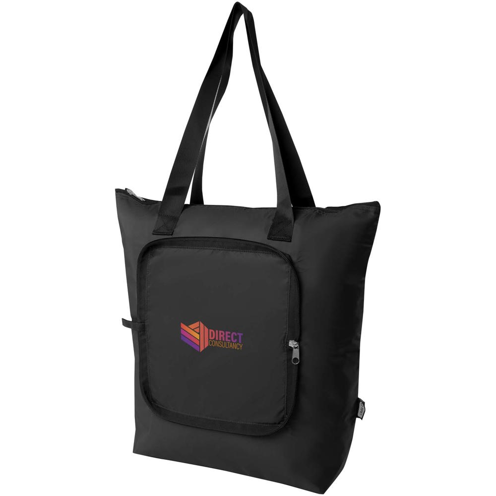 EcoFold faltbare RPET Kühltasche 15 L schwarz