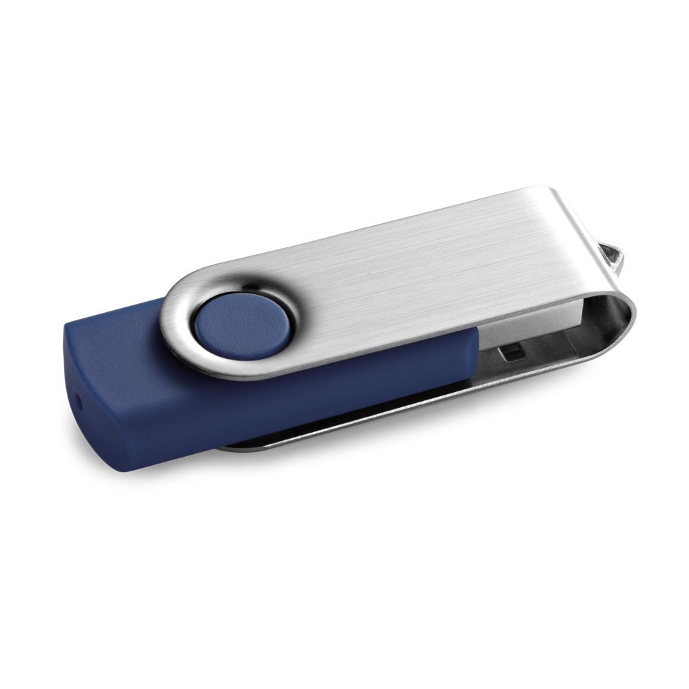 CLAUDIUS 4GB USB-Stick 4 GB mit Metallclip blau