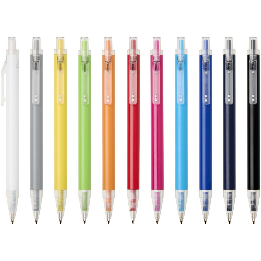 Stylo à bille Spectrum en aluminium recyclé (encre bleue) Citron vert
