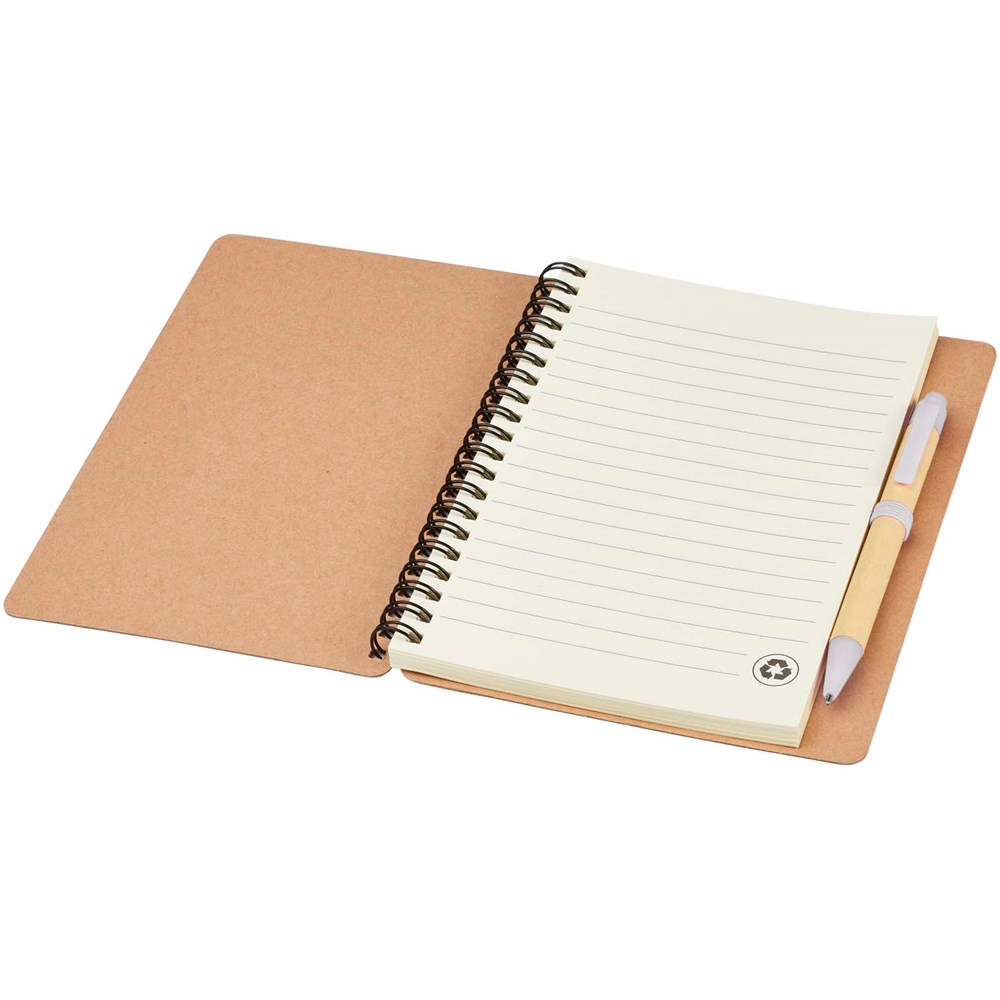 Priestly A6 Recycling Notizbuch mit Stift fliederfarben, natur