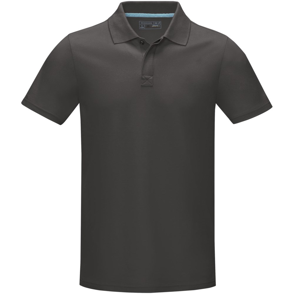 Graphite Poloshirt aus Bio-Baumwolle für Herren storm grey