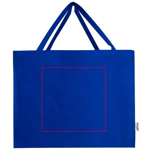 Odessa 220 g/m² Baumwoll Tragetasche aus GRS recycelter Baumwolle 40L royalblau