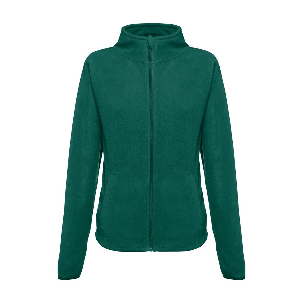 THC HELSINKI WOMEN Polarfleecejacke aus Polyester mit Gürtel für Damen dunkelgrün