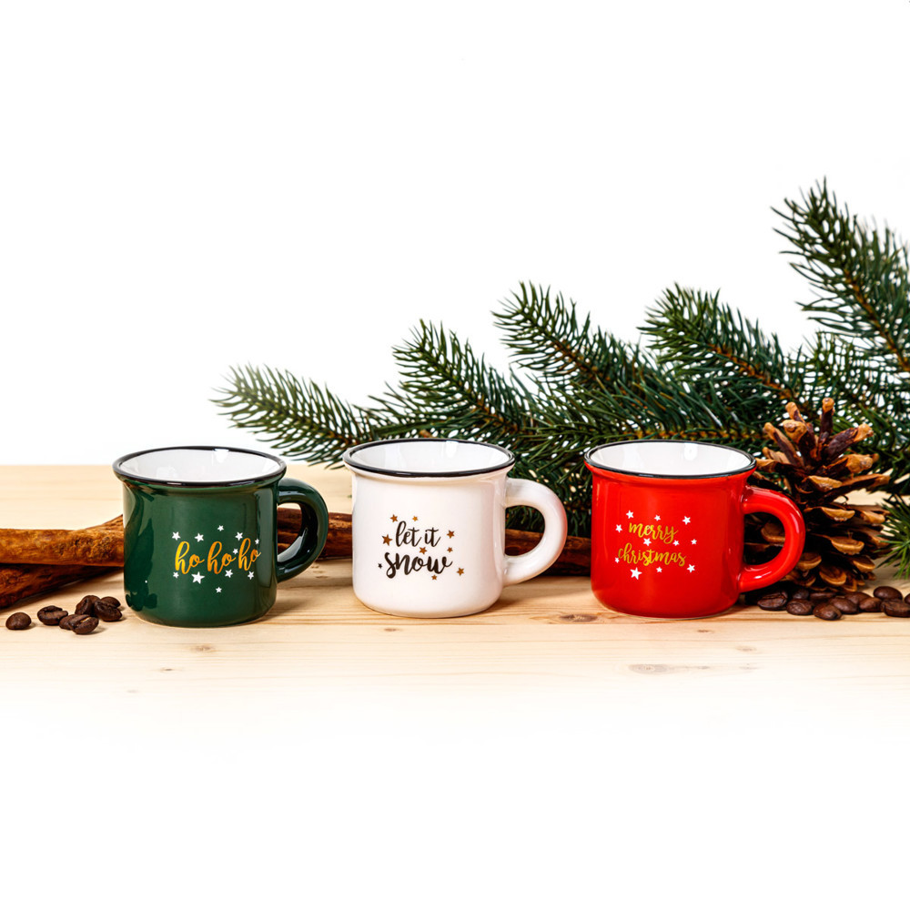 Espressotassen 3er Set Xmas