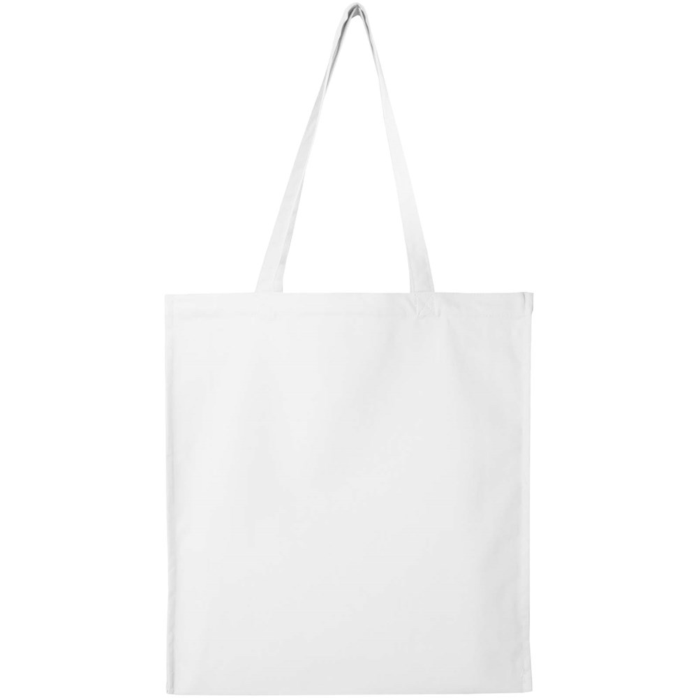 Florida 270 g/m² Tragetasche mit Seitenfalten 14L weiss