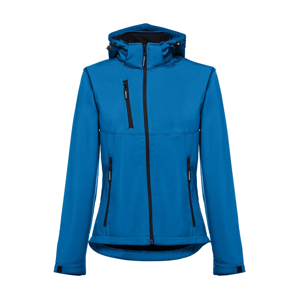 THC ZAGREB WOMEN Gürtel-Softshell-Jacke für Damen petrol