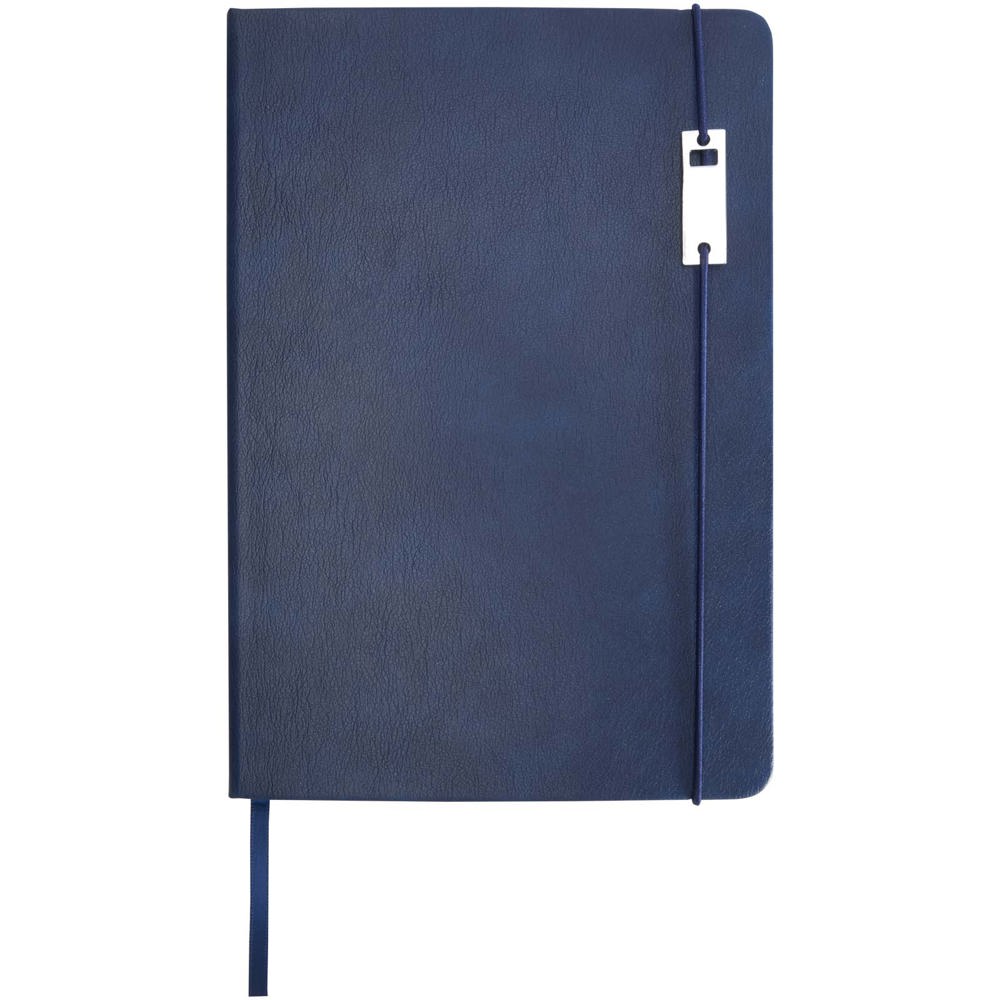 Ensemble carnet à couverture rigide A5 et stylo roller Legato Elegance Bleu océan, Bleu océan