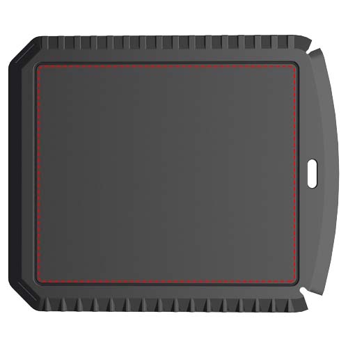 Thrym rechteckiger Eiskratzer aus recyceltem Kunststoff schwarz