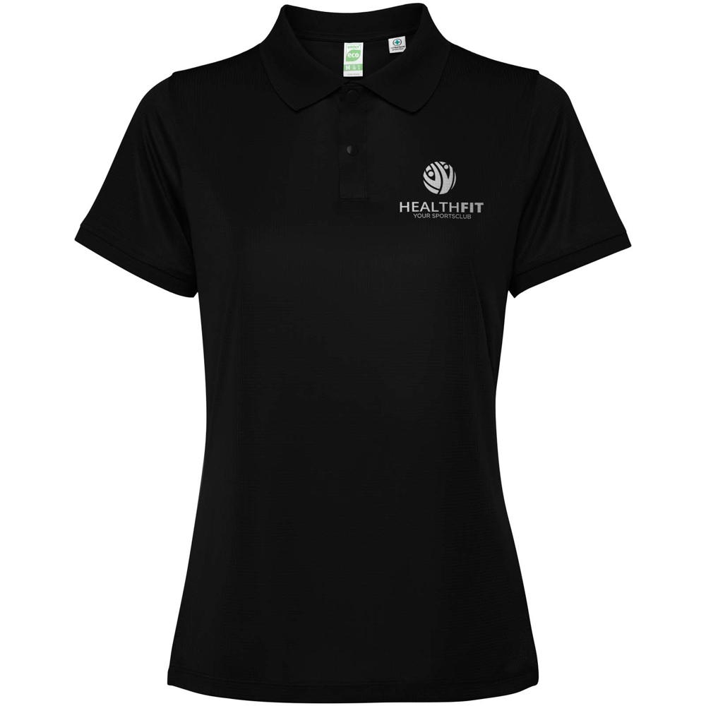 Polo Tormo à manches courtes pour femme Noir