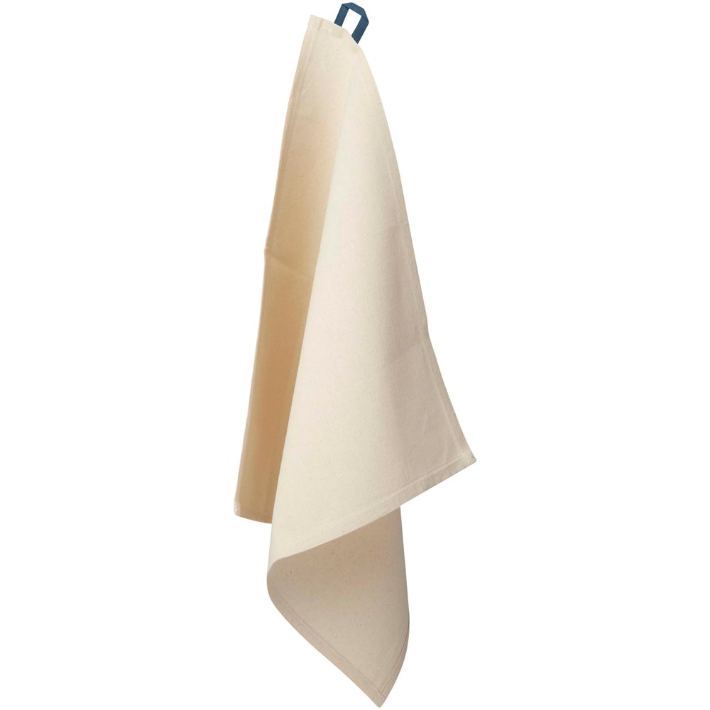 Alora 200 g/m² Küchenhandtuch aus recycelter Baumwolle eisblau
