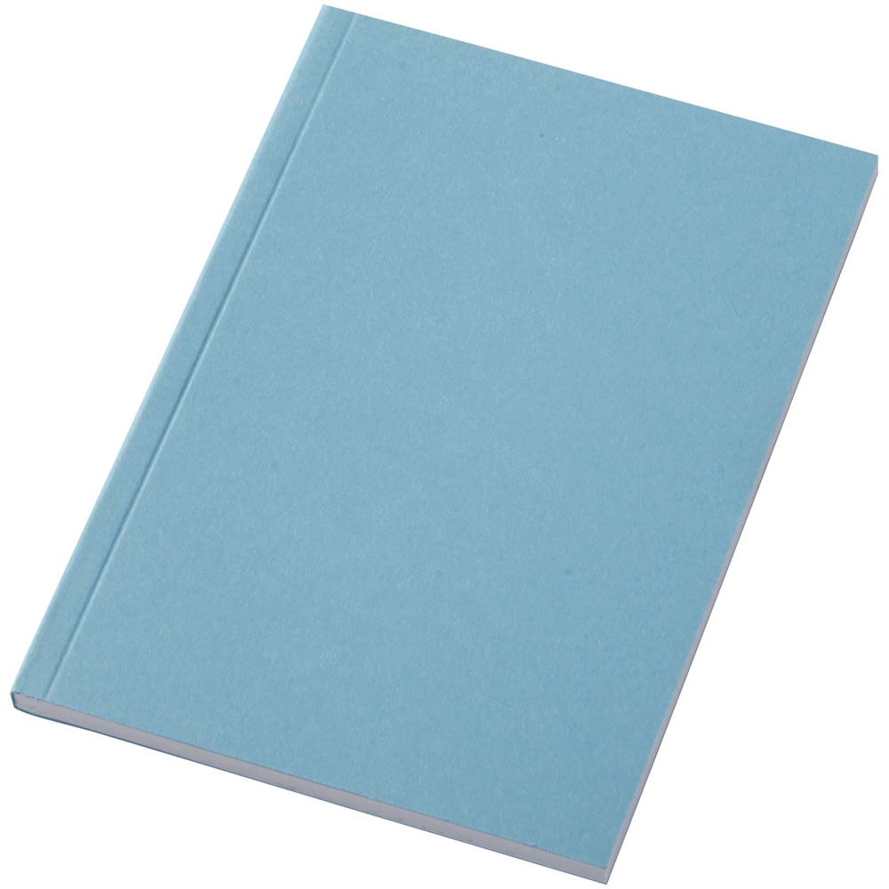 Cahier Novella Austen A6 recyclé à couverture souple de 50 feuilles Bleu
