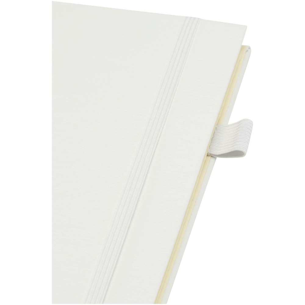 Cahier à spirales Liss A5 à couverture rigide en plastique recyclé blanc