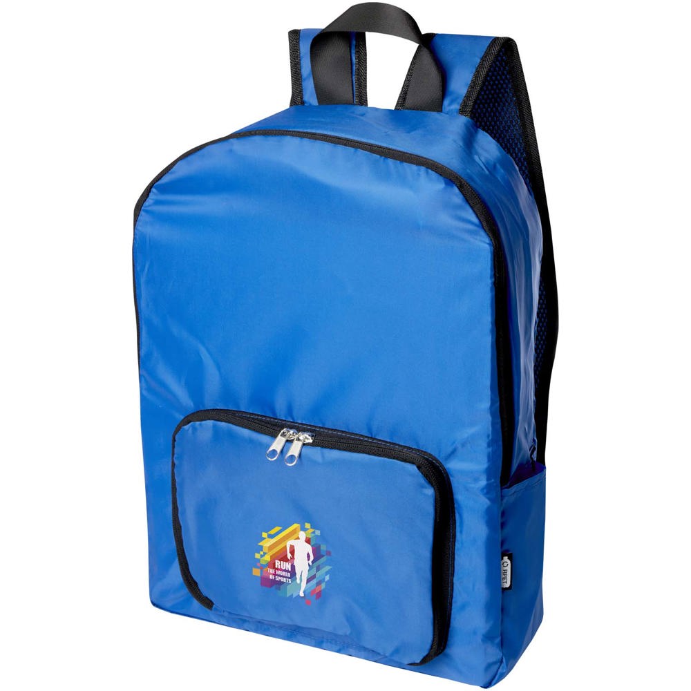 EcoFold faltbarer RPET Rucksack 15 L royalblau
