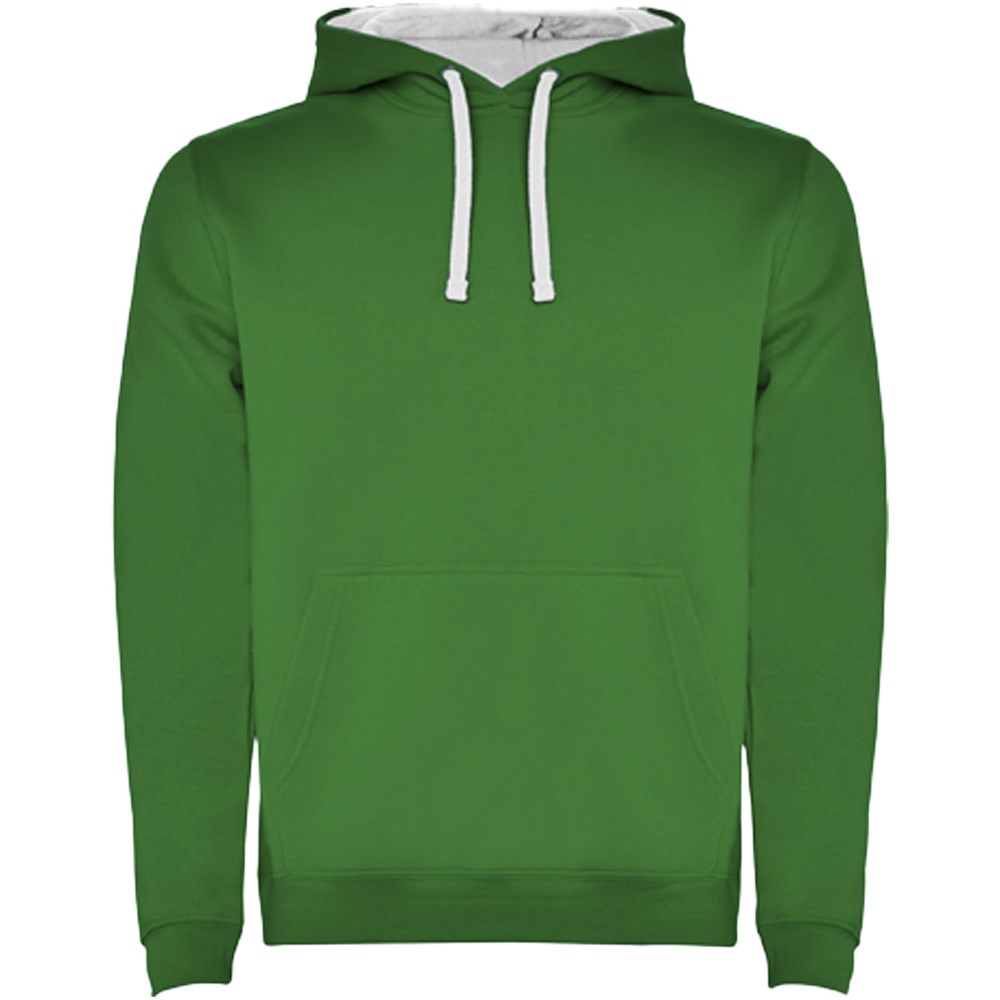 Sweat à capuche Urban pour homme Kelly Green, Blanc