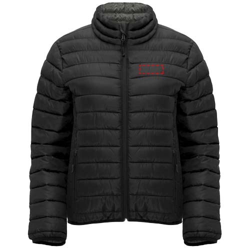 Finland isolierte Jacke für Damen schwarz