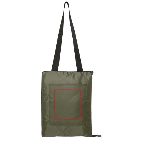 Clary Picknickdecke aus Recyceltem GRS-Polyester waldgrün