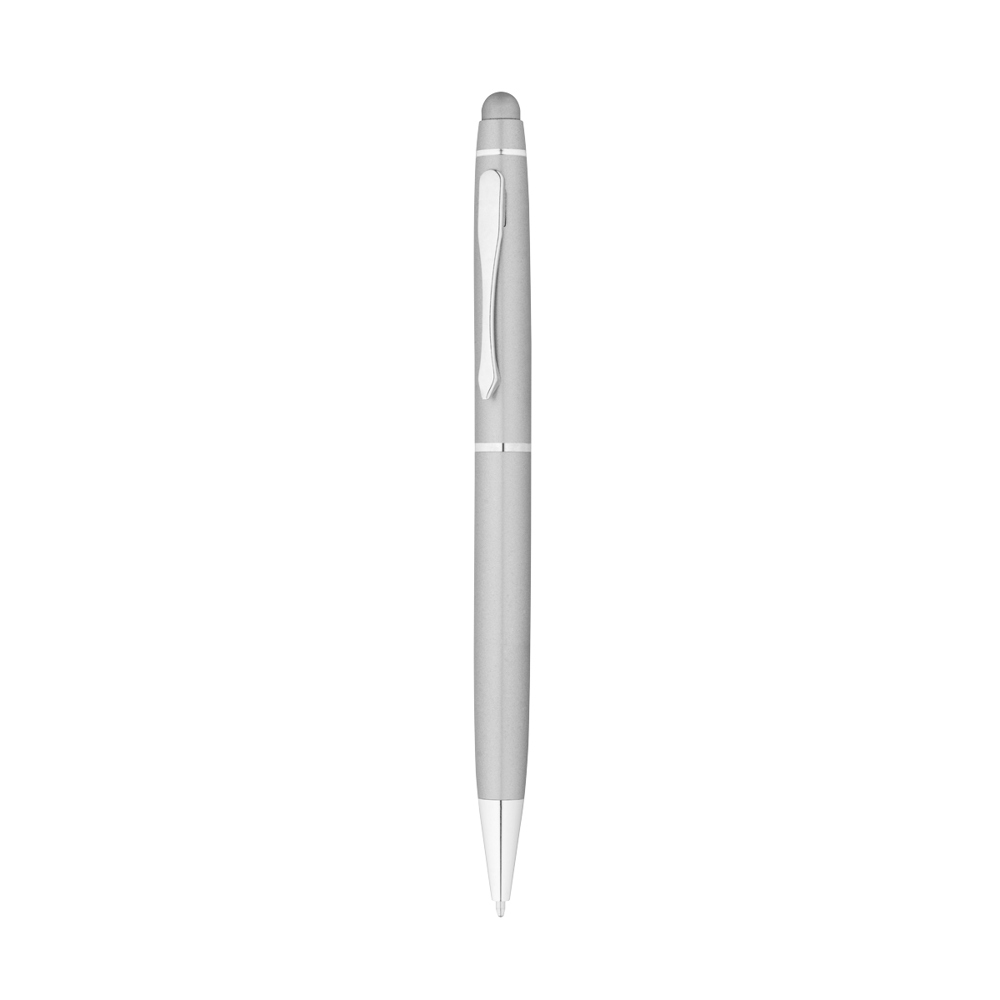 Stylo à bille Eleganza argenté satiné
