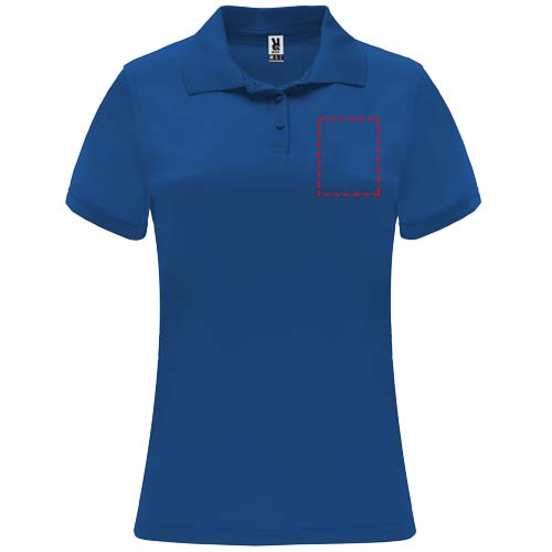 Monzha Sport Poloshirt für Damen royalblau