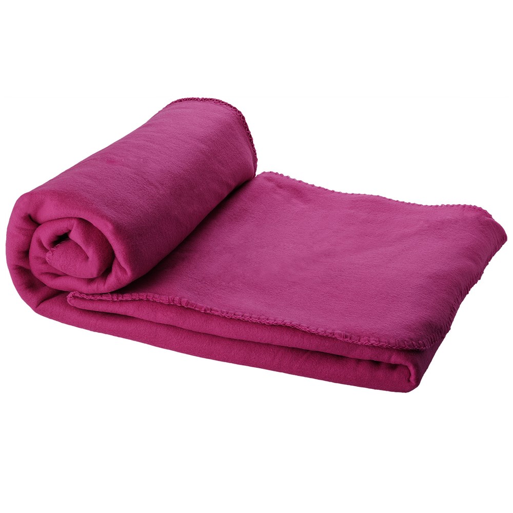 Plaid polaire avec housse Huggy 150 x 120 cm Magenta