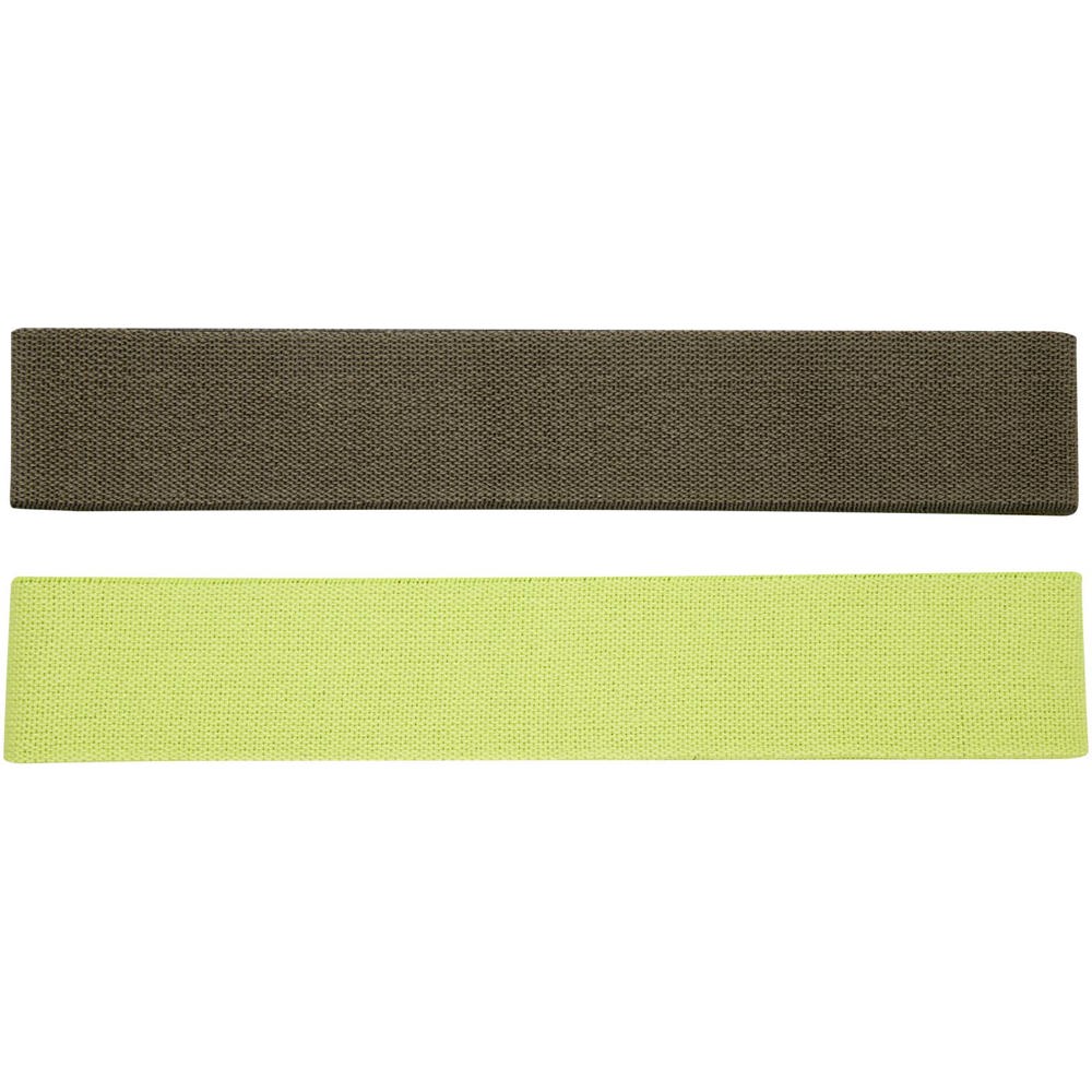 Jeu de bandes de résistance Grip 2 pièces Citron vert, Vert forêt