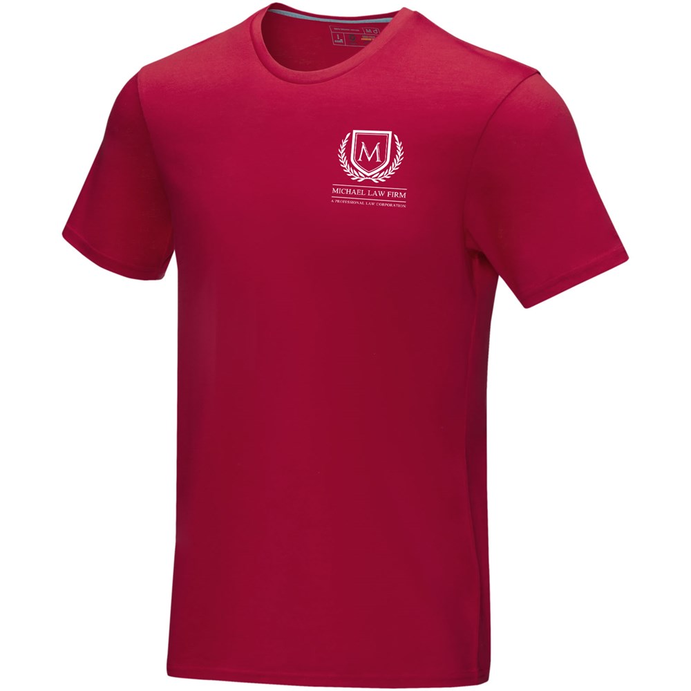 Azurite T-Shirt aus Bio-Baumwolle für Herren Rot