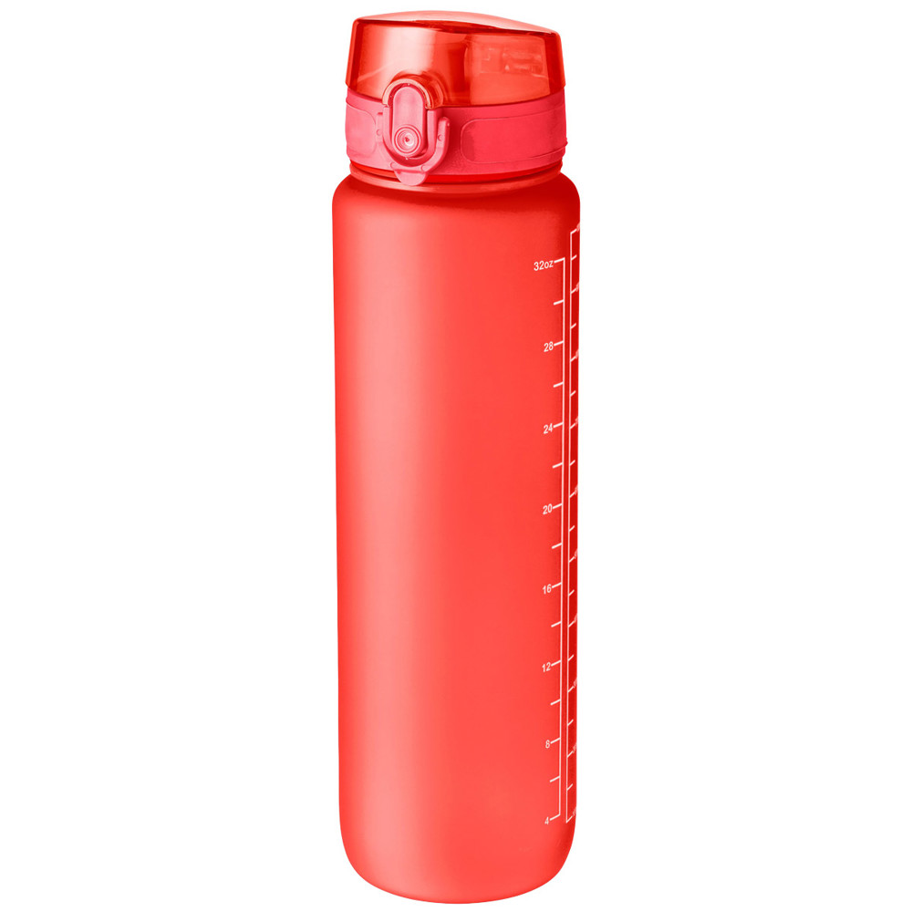 Trinkflasche mit Handgelenkband 1000 ml rot