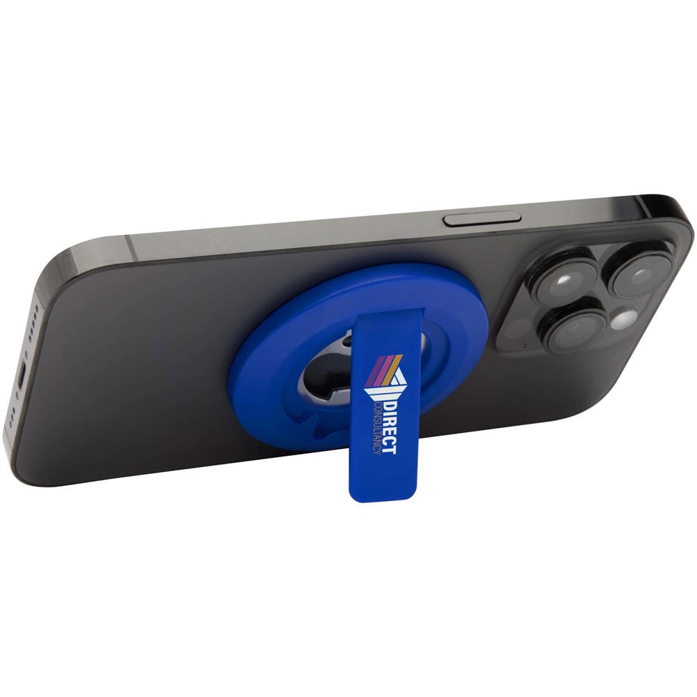 Ain Magnetische Smartphonehalterung aus recyceltem Kunststoff mit Flaschenöffner royalblau