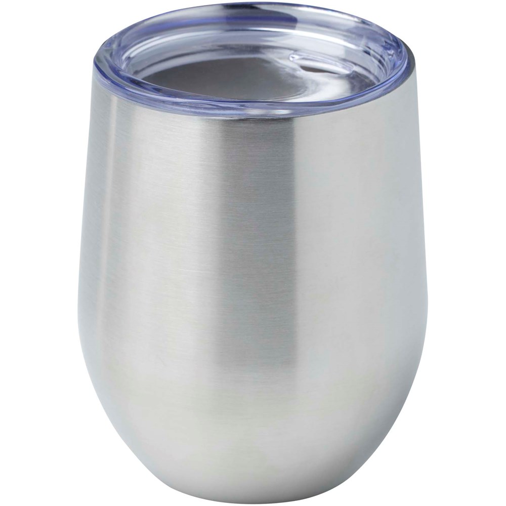 Gobelet isotherme Corzo 350 ml en cuivre inoxydable recyclé certifié RCS Argent