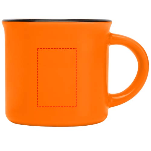 Mug Bari en céramique de 240 ml Orange