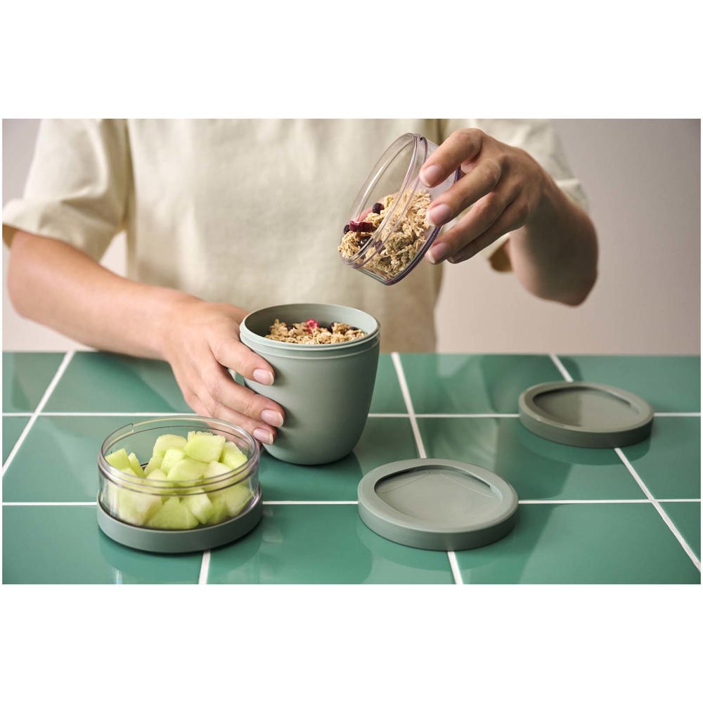 Mepal Ellipse Dreiteiliger, 500 ml + 2 x 200 ml Lunchpot blau