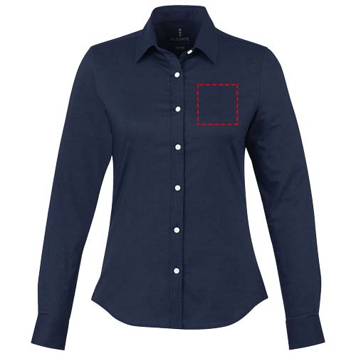 Chemise oxford manches longues femme Vaillant Marine