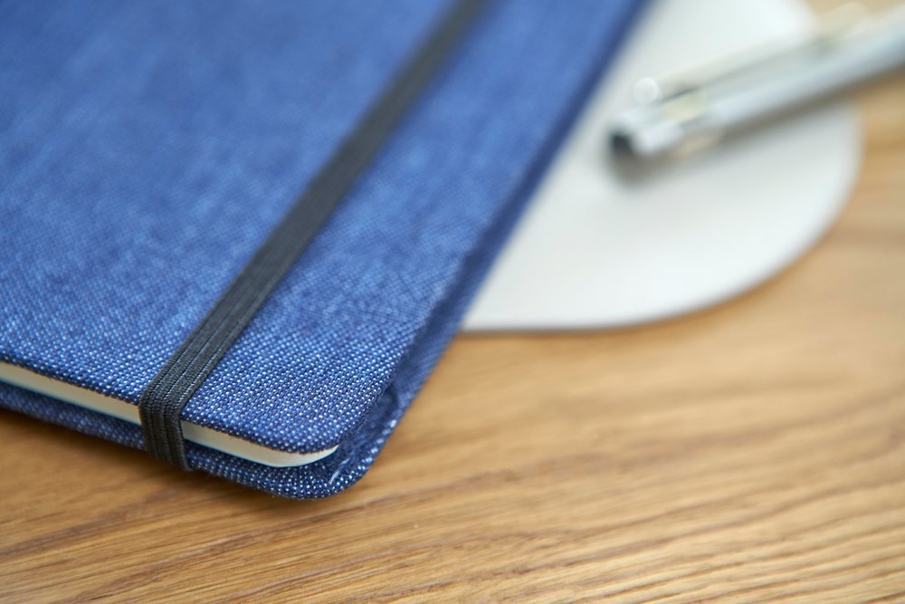 Carnet A5 en denim Alfred