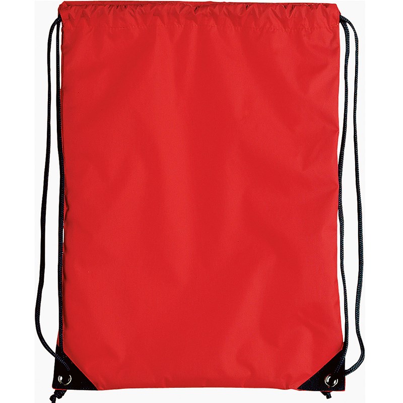 Praktischer Rucksack für Sport oder Shopping. Ideal als Werbeartikel mit Ihrem Logo. rot