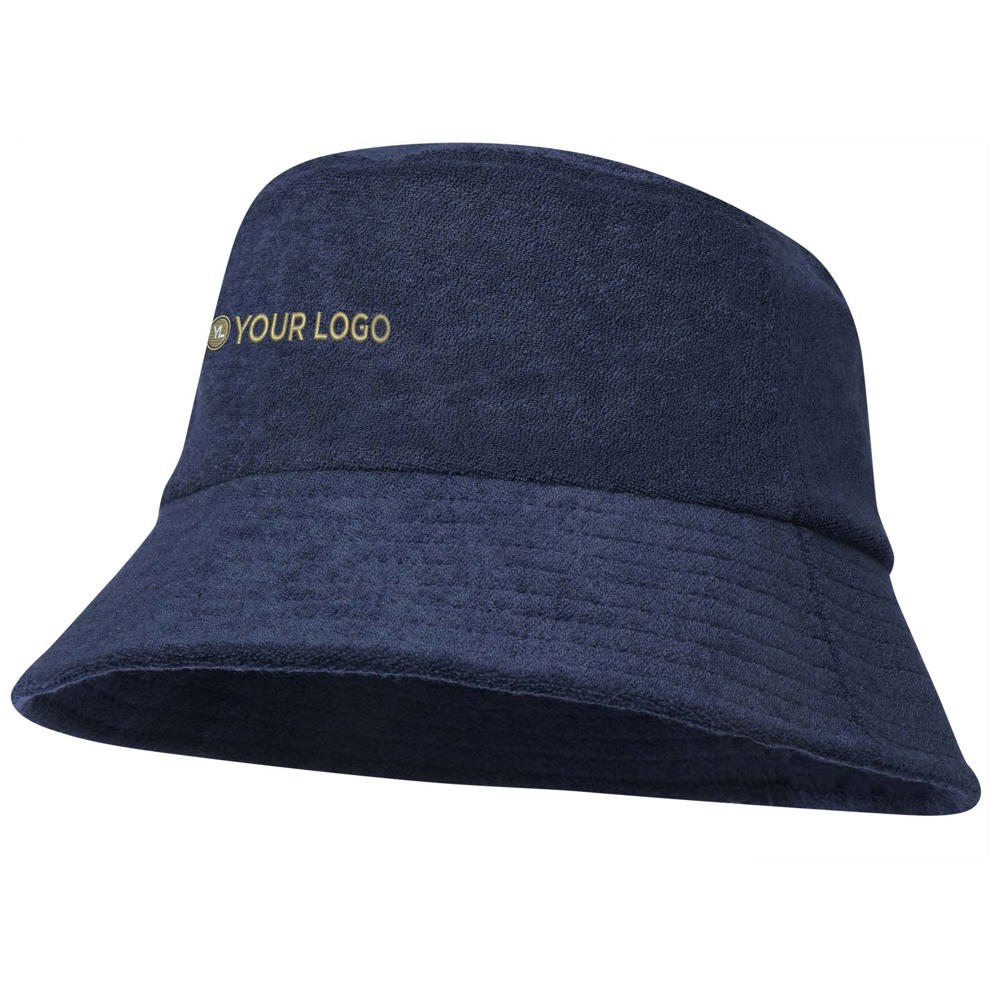 Chapeau anti-UV Melo en tissu éponge recyclé GRS Marine