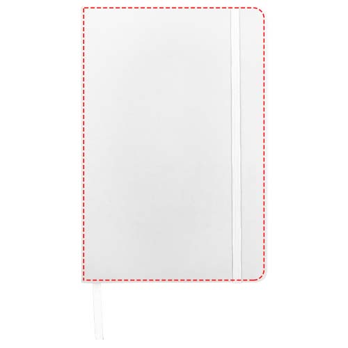 Spectrum A5 Notizbuch mit leeren Seiten weiss