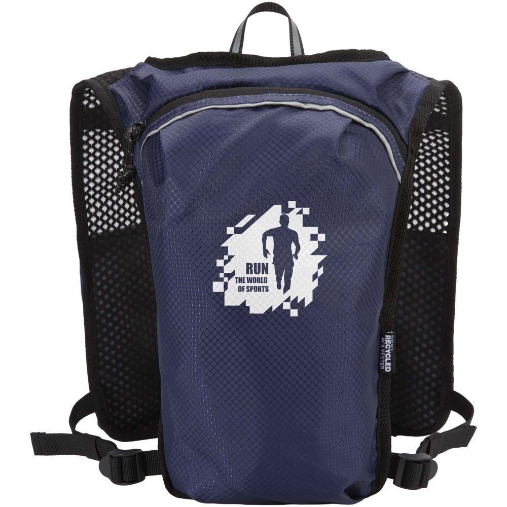 Gilet de course Nomad de 5 L en matériaux recyclés certifiés GRS avec système d’hydratation Marine