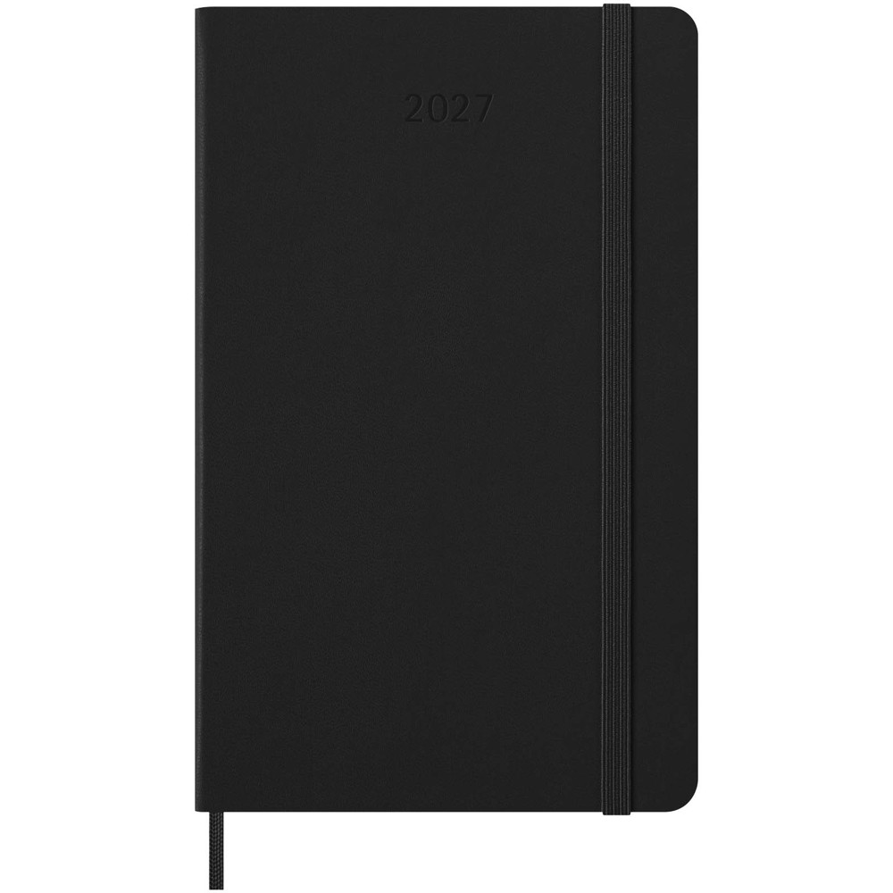 Agenda L quotidien 12 mois Moleskine à couverture rigide noir