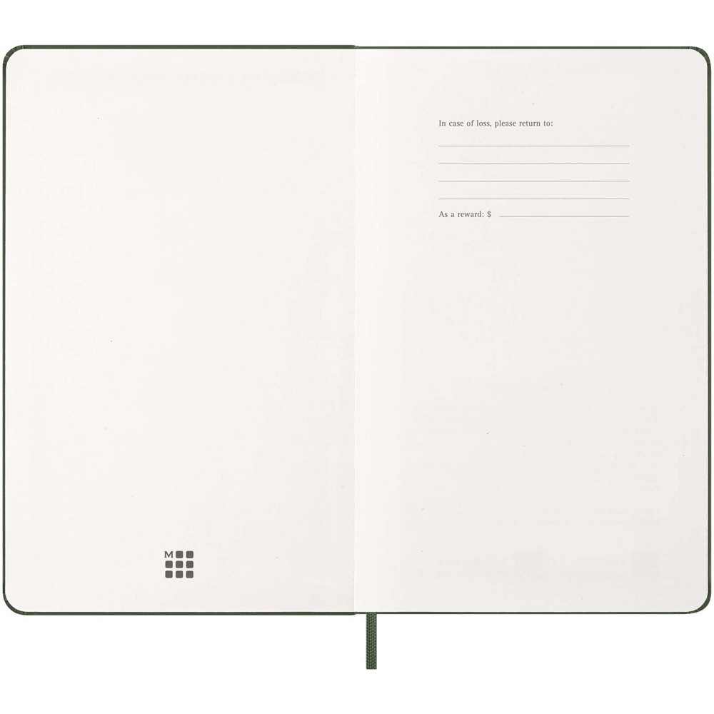 Moleskine Hardcover 12 Monate Wochenkalender L myrtengrün