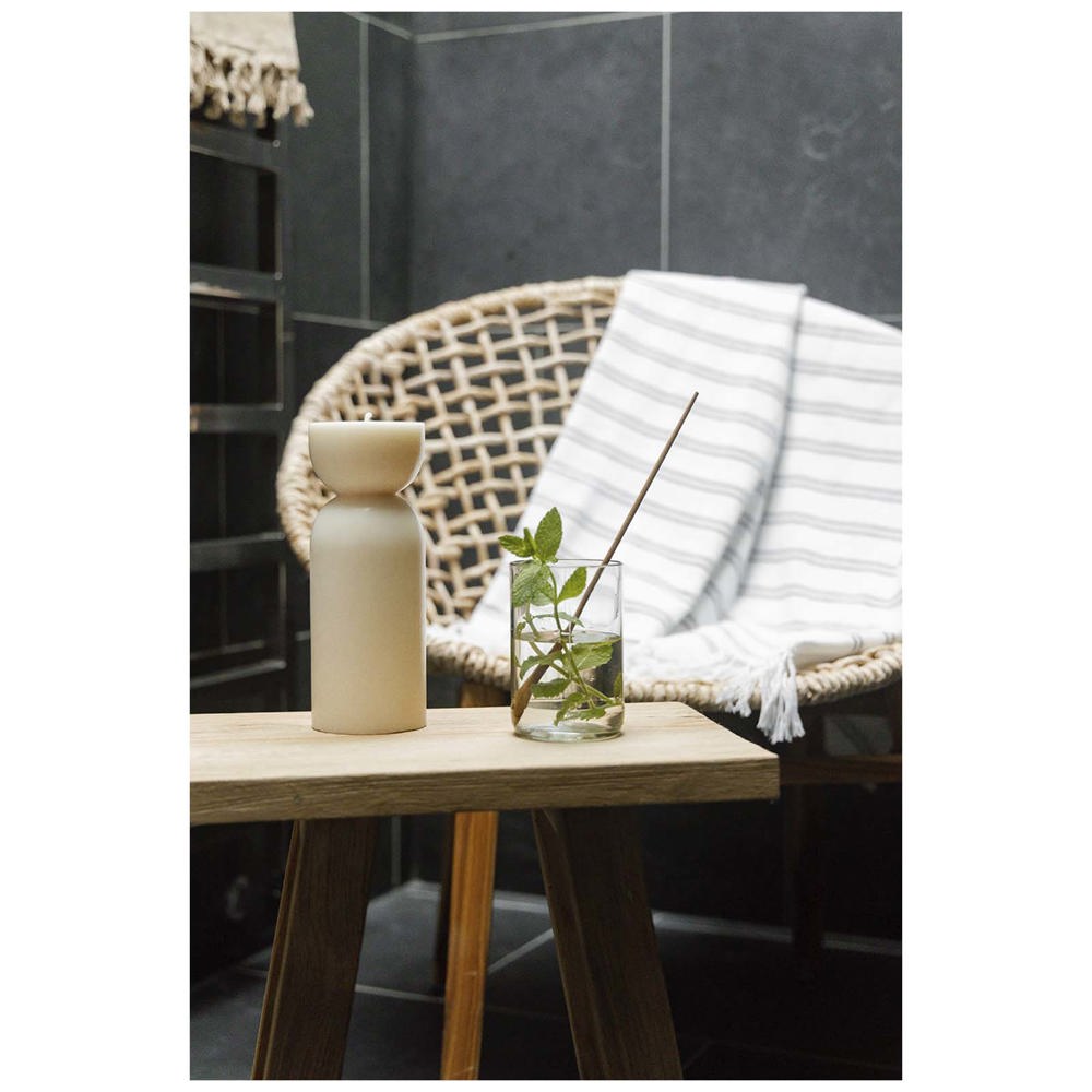 Bougie bio Originalhome de taille moyenne Blanc cassé