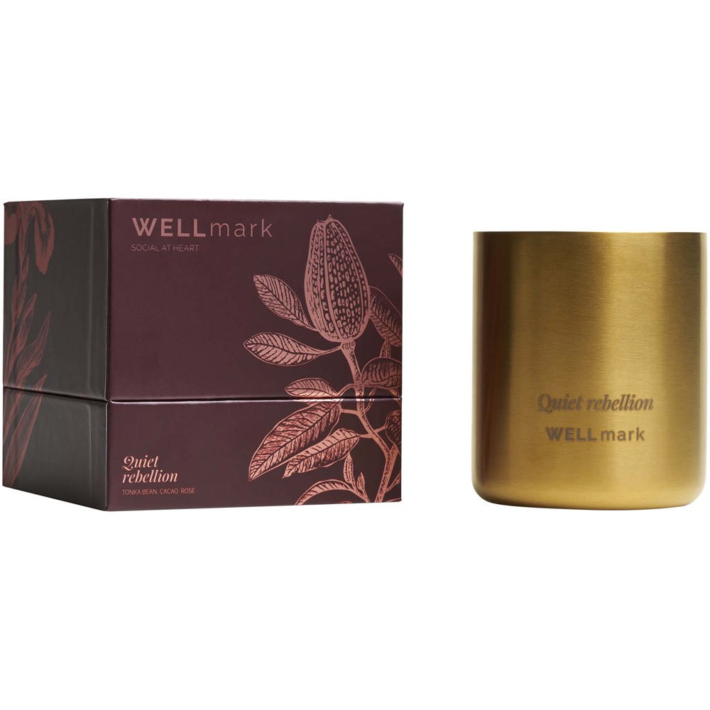 Bougie parfumée Wellmark doré