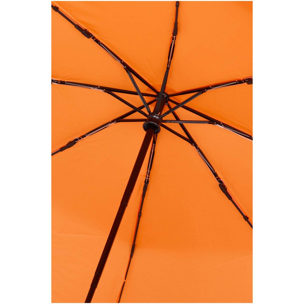Parapluie pliable Renee de 58 cm à ouverture et fermeture automatiques orange