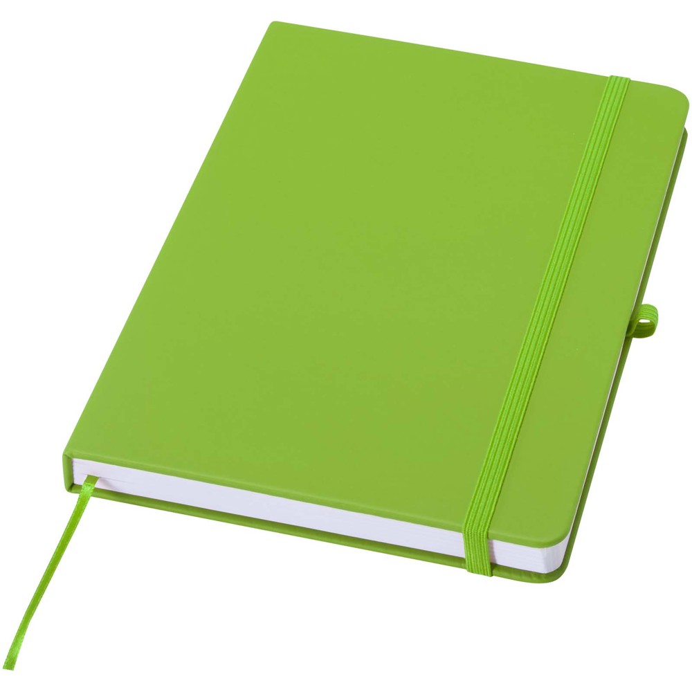 Carnet à couverture rigide en papier recyclé Spectrum A5 Citron vert